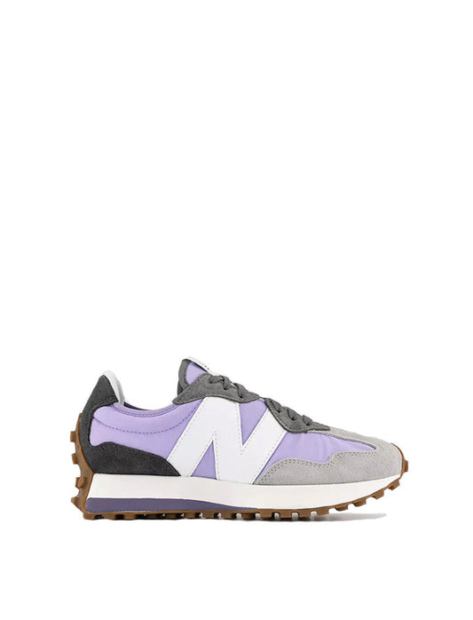 New Balance Womens 327 Trainers Cyber Lilac / White New Balance