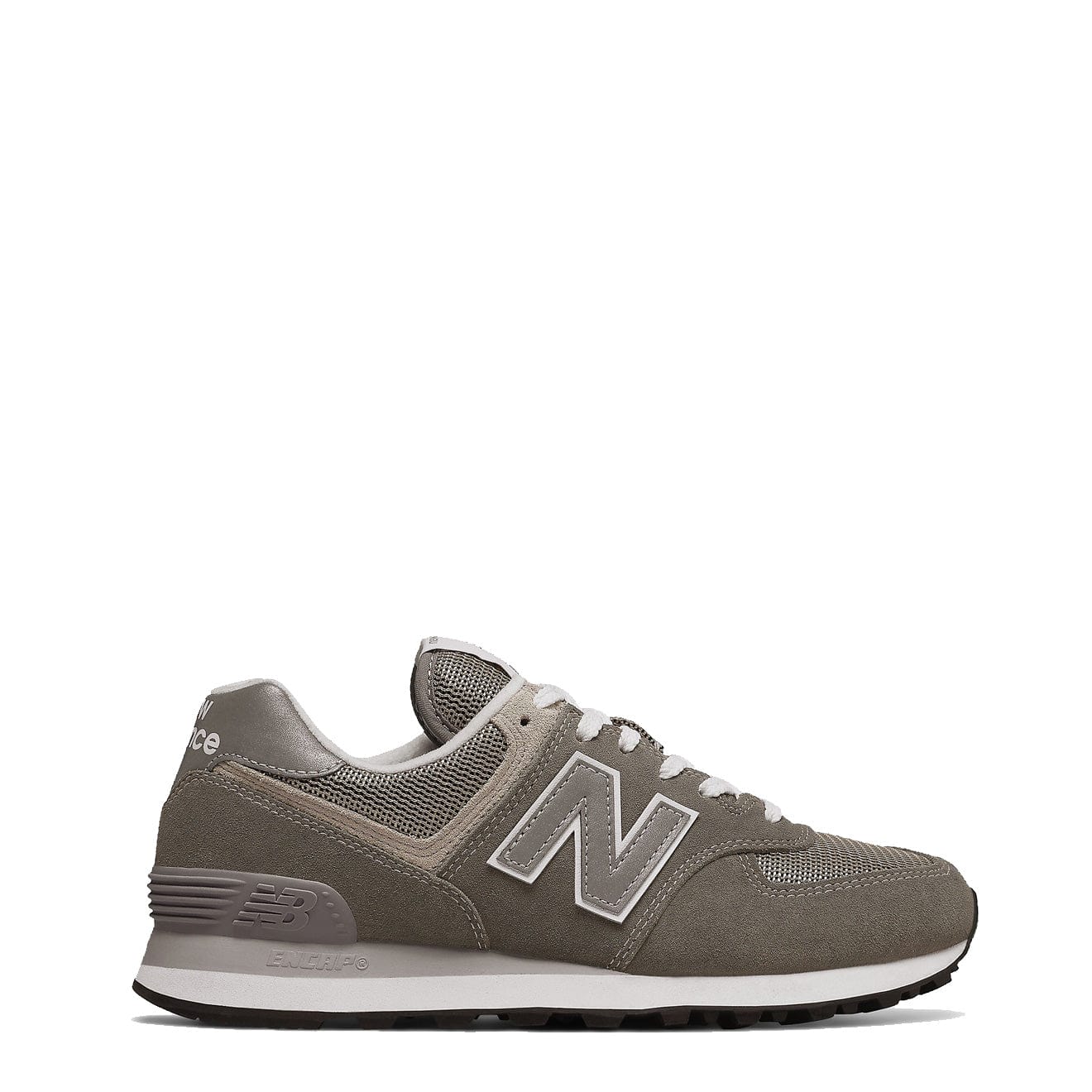 New Balance Womens 574 Trainers Grey / White - pam pam 