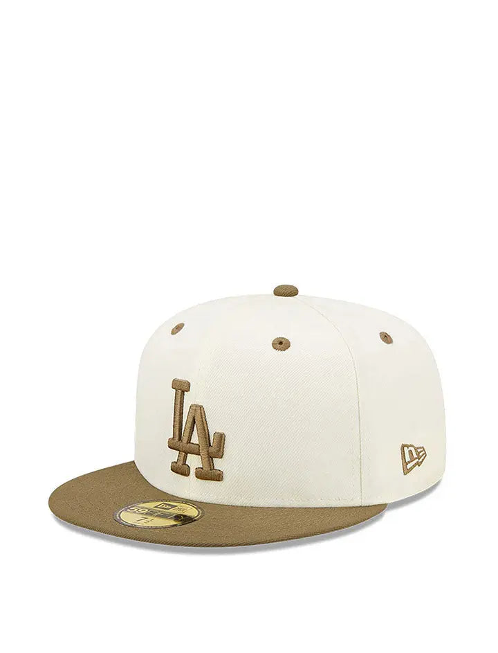 New Era LA Dodgers MLB Fitted Cap Trail Mix / White New Era