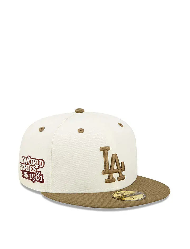 New Era LA Dodgers MLB Fitted Cap Trail Mix / White New Era