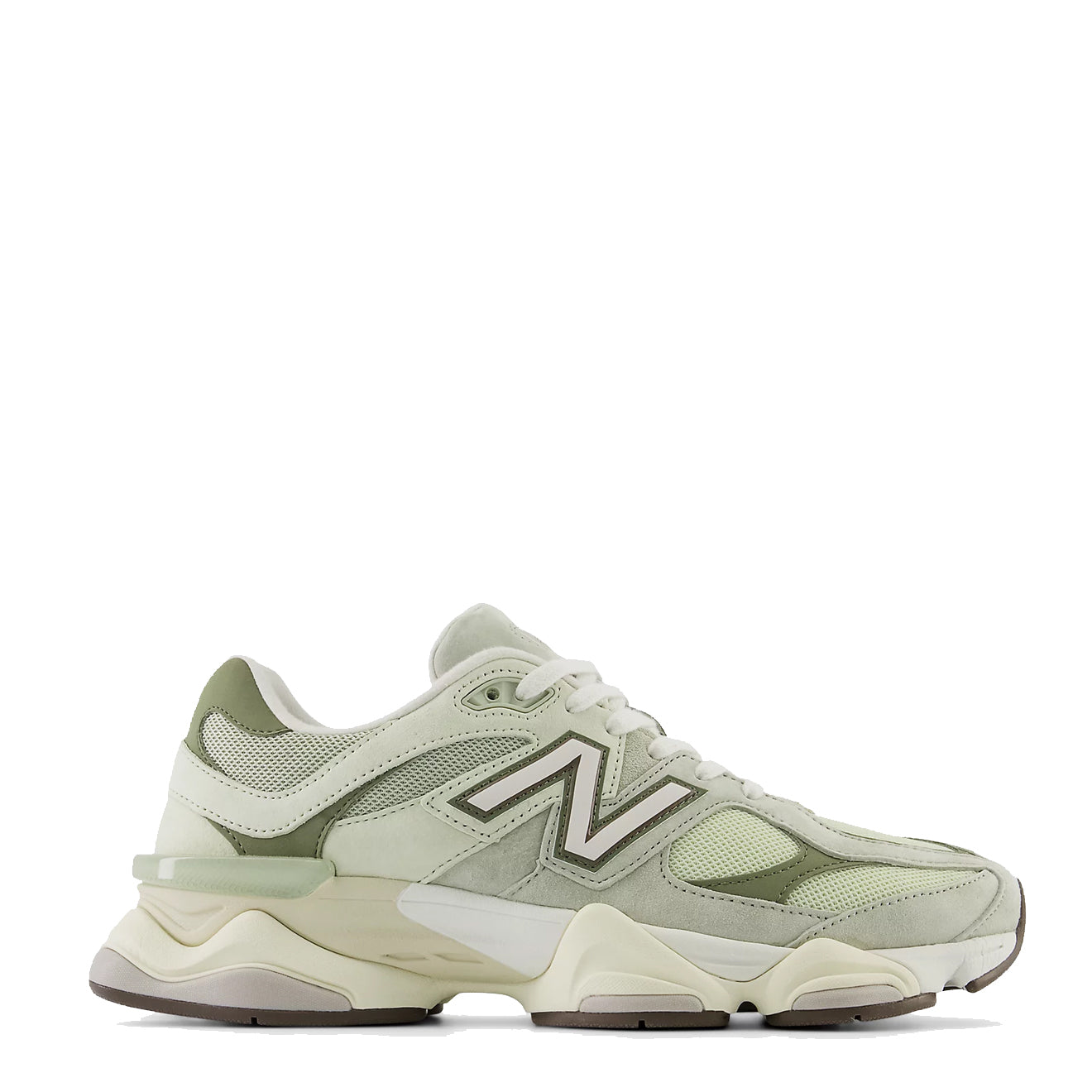 New Balance Womens 9060 Trainer Olivine / Lichen Green / Dark Olivine