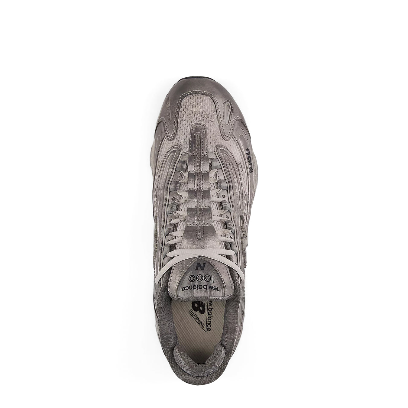 New Balance Womens 1000 Shoes Silver Metallic / Grey Matter / Raincloud - pam pam 