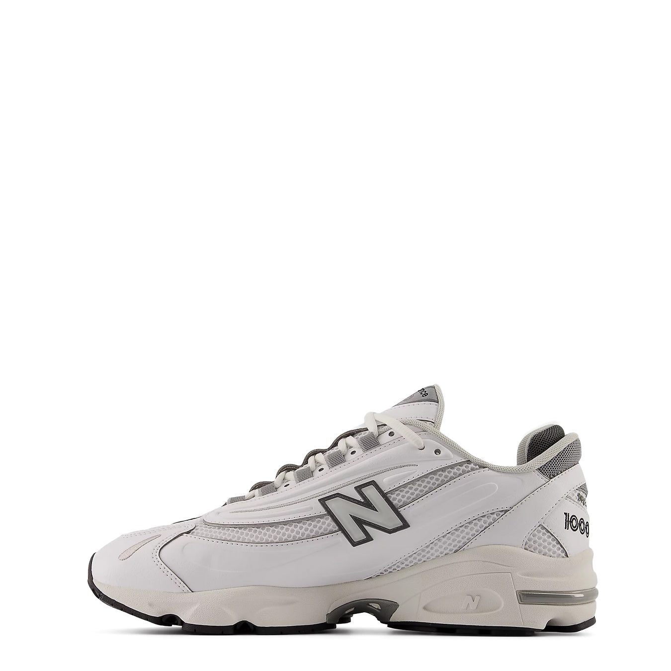 New Balance Womens 1000 Shoes White / Grey Matter / Slate Grey - pam pam 