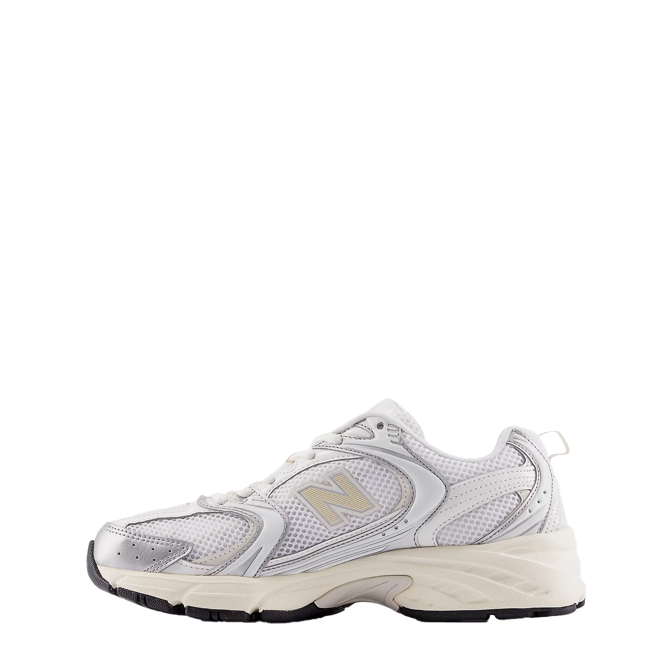 New Balance Womens 530 Shoes Silver Metallic / Linen - pam pam 