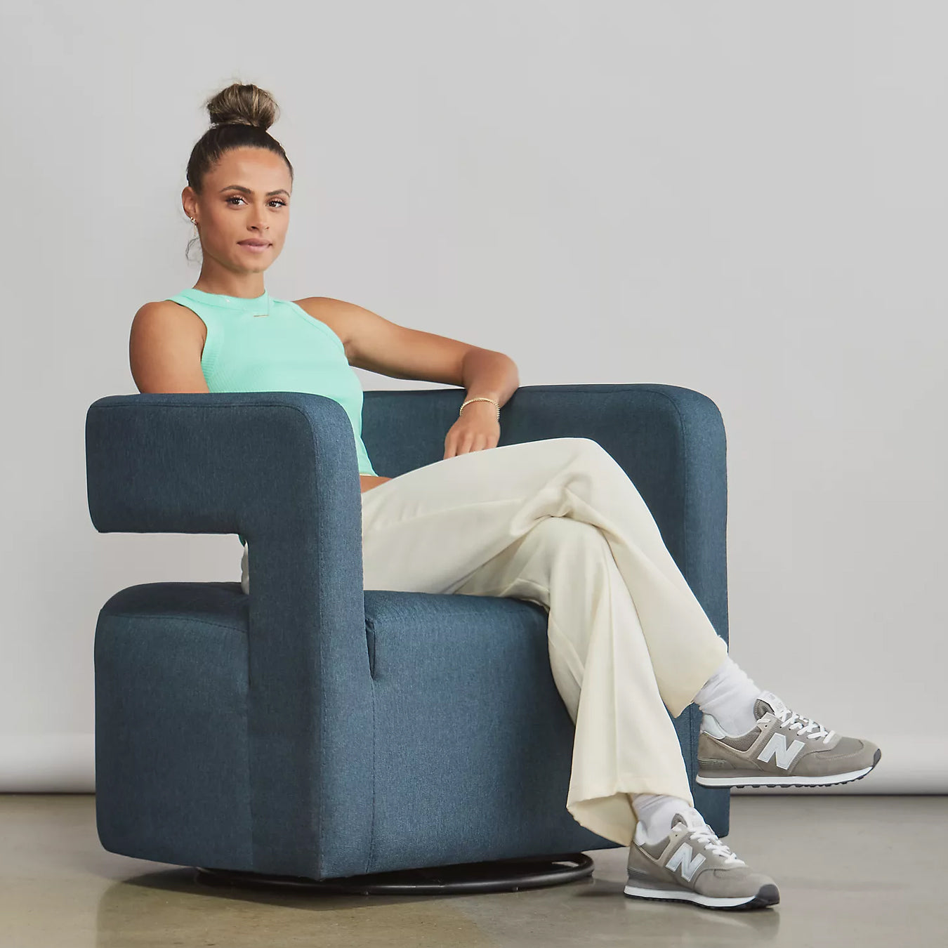 New Balance Womens 574 Core Shoes Grey / White