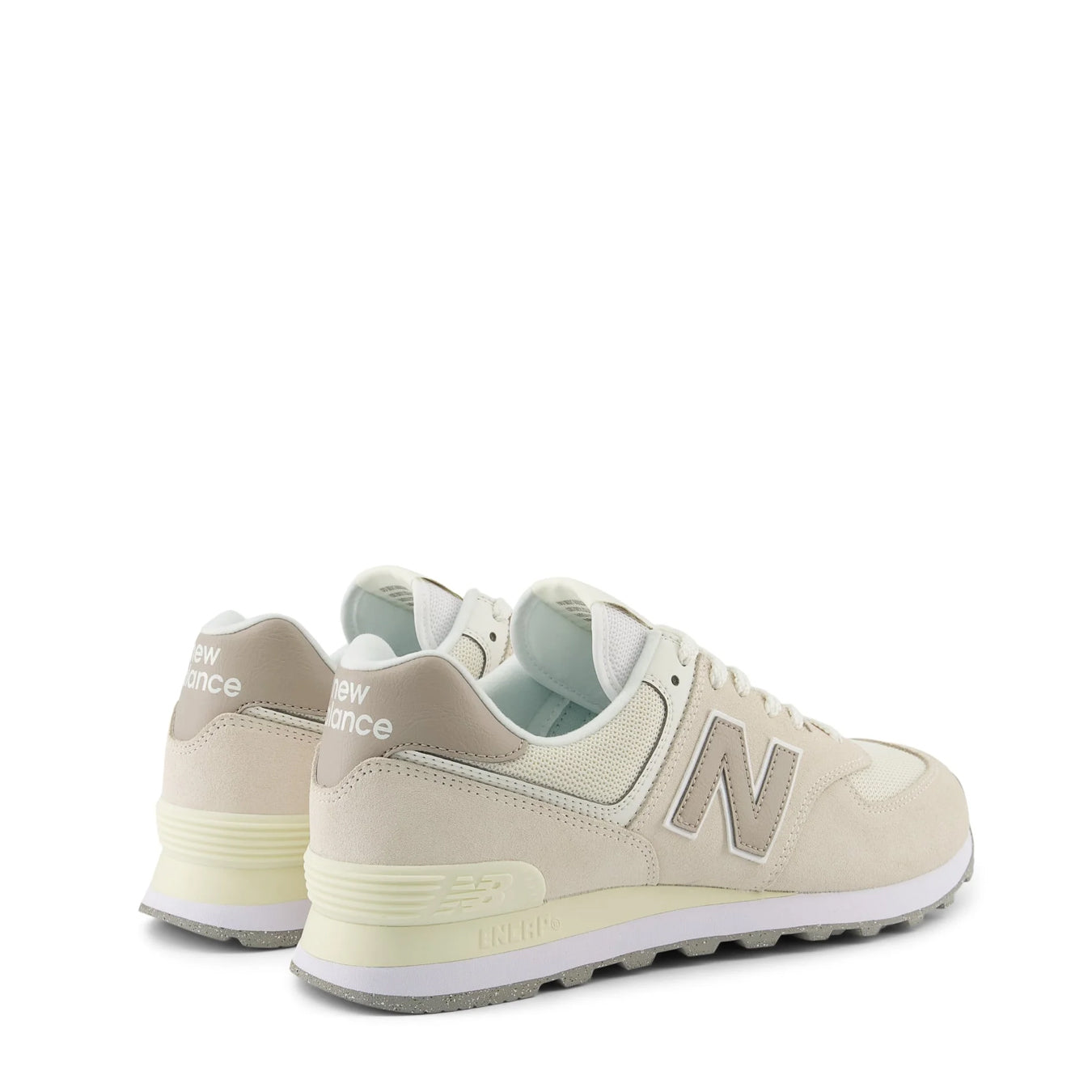 New Balance Womens 574 Trainers Linen / Light Mushroom