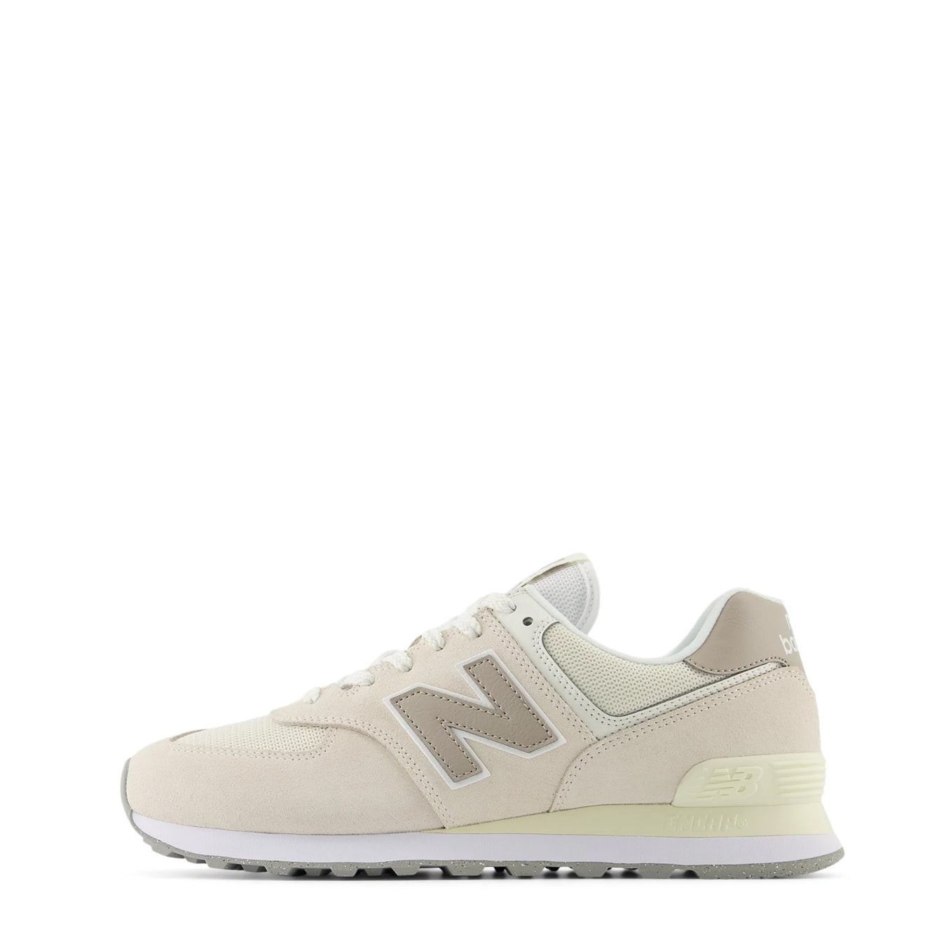 New Balance Womens 574 Trainers Linen / Light Mushroom