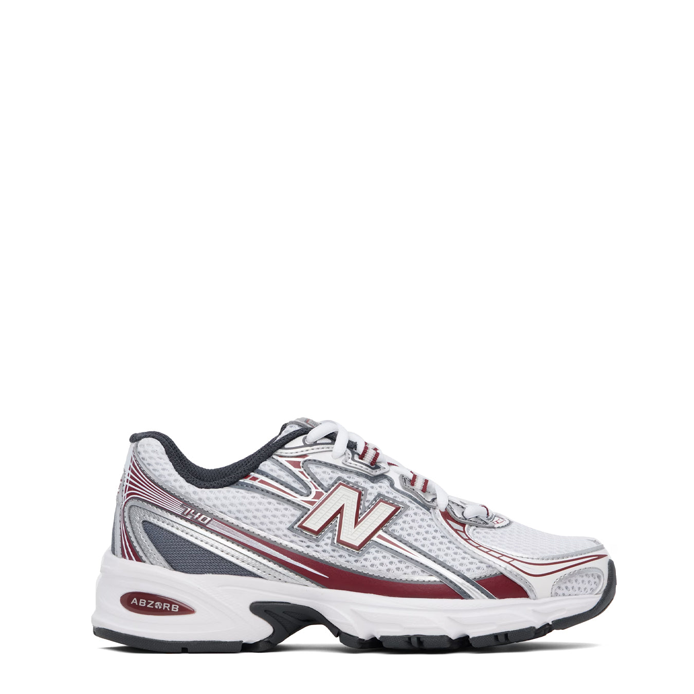 New Balance Womens 740 Trainer Mercury Red / White / Castlerock - pam pam 