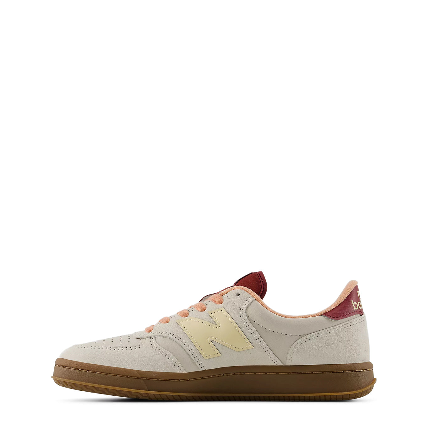 New Balance Womens T500 Shoes Timberwolf / Ashwood / Peach Nectar - pam pam 