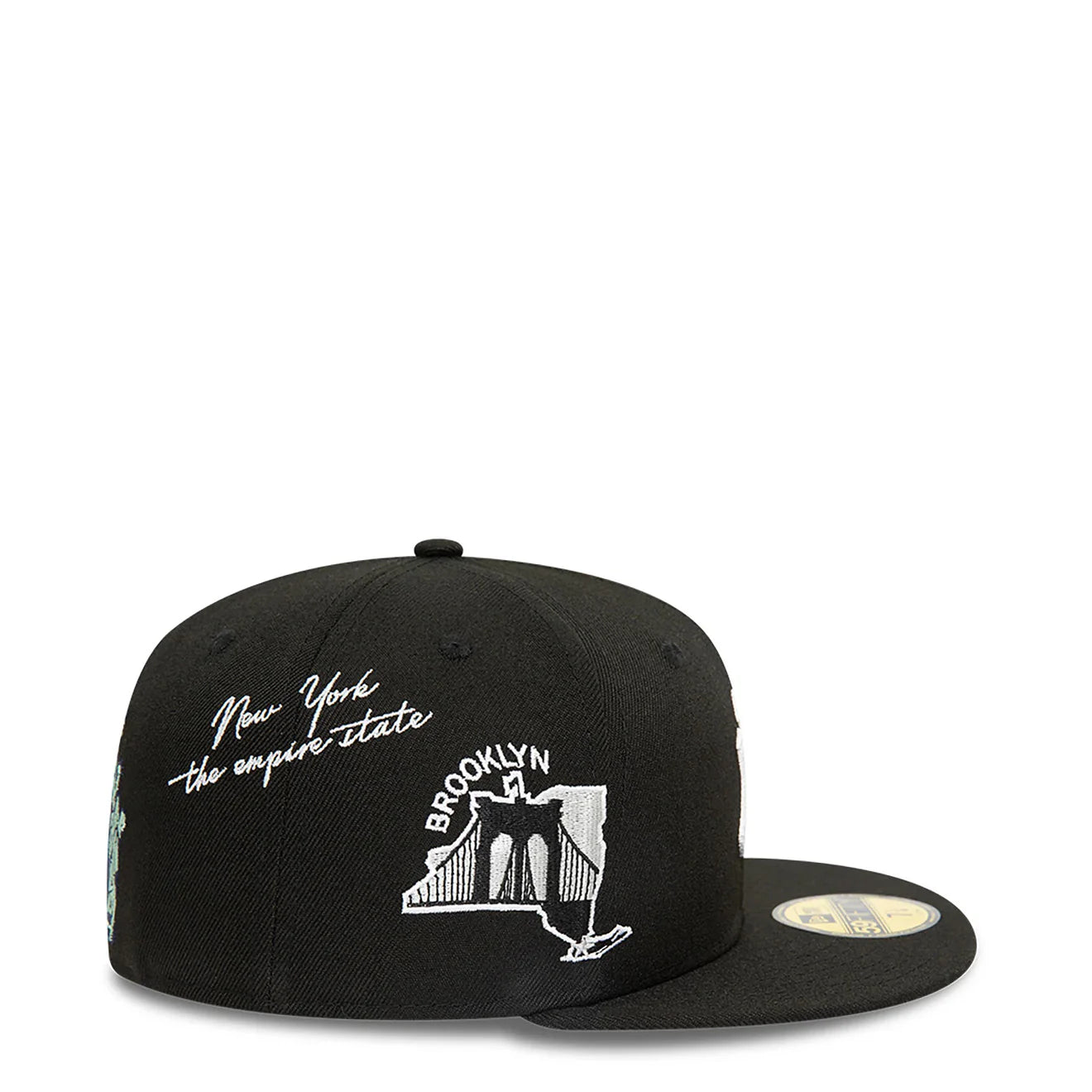 New Era 59FIFTY Script Neyyan Cap Black / White