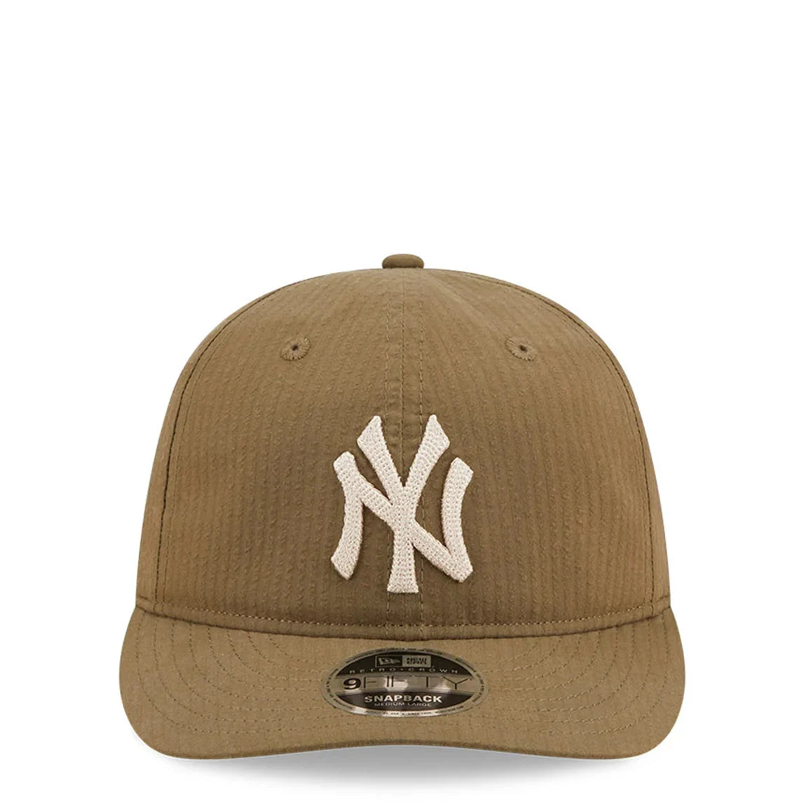 New Era Seersucker 9Fifty Cap Olive