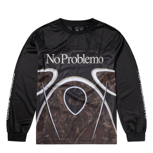 No Problemo Alien L/S Moto Shirt Black - pam pam