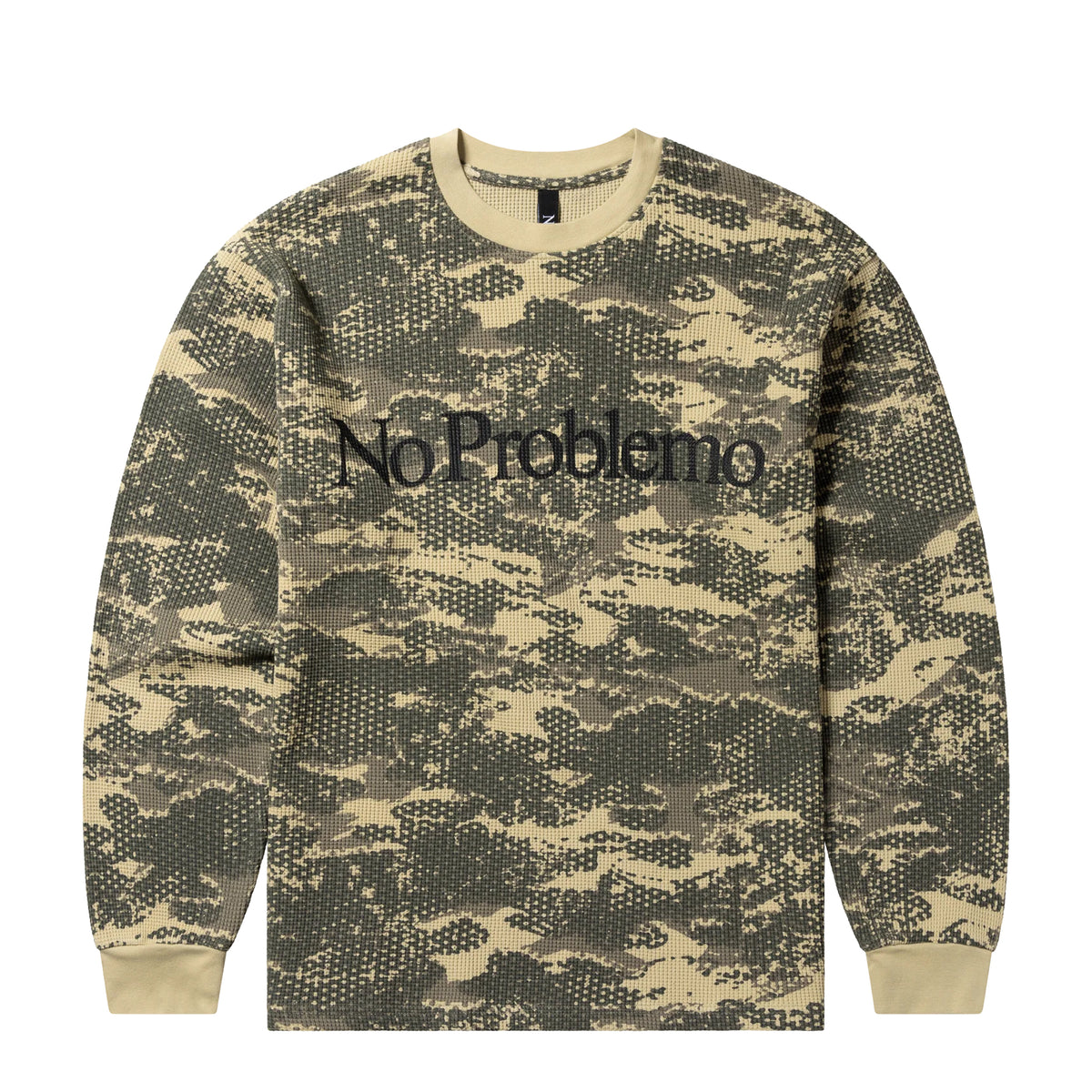 No Problemo Forest Waffle L/S Tee Sand