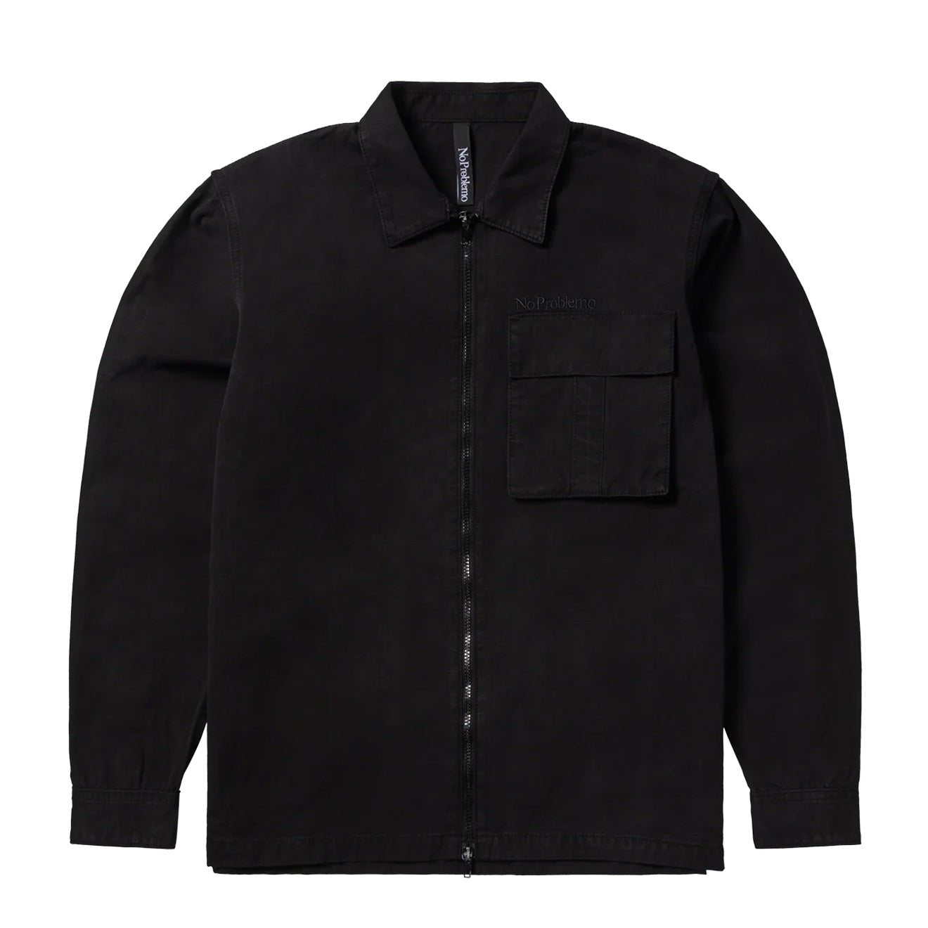 No Problemo Mini Problemo Ripstop Cargo Shirt Black