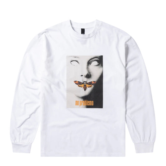 No Problemo No Silence L/S Tee White