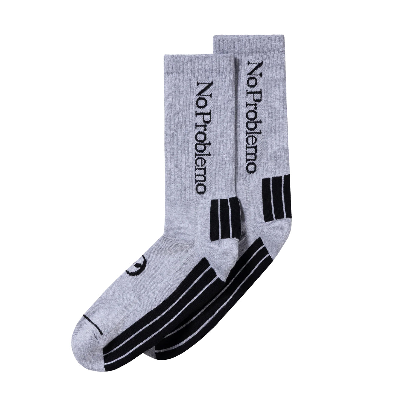 No Problemo Sock Grey Marl