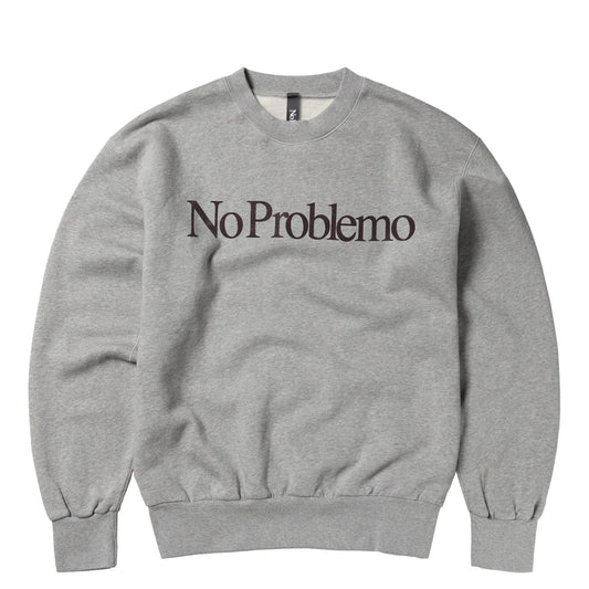 No Problemo Sweatshirt Grey Marl - pam pam