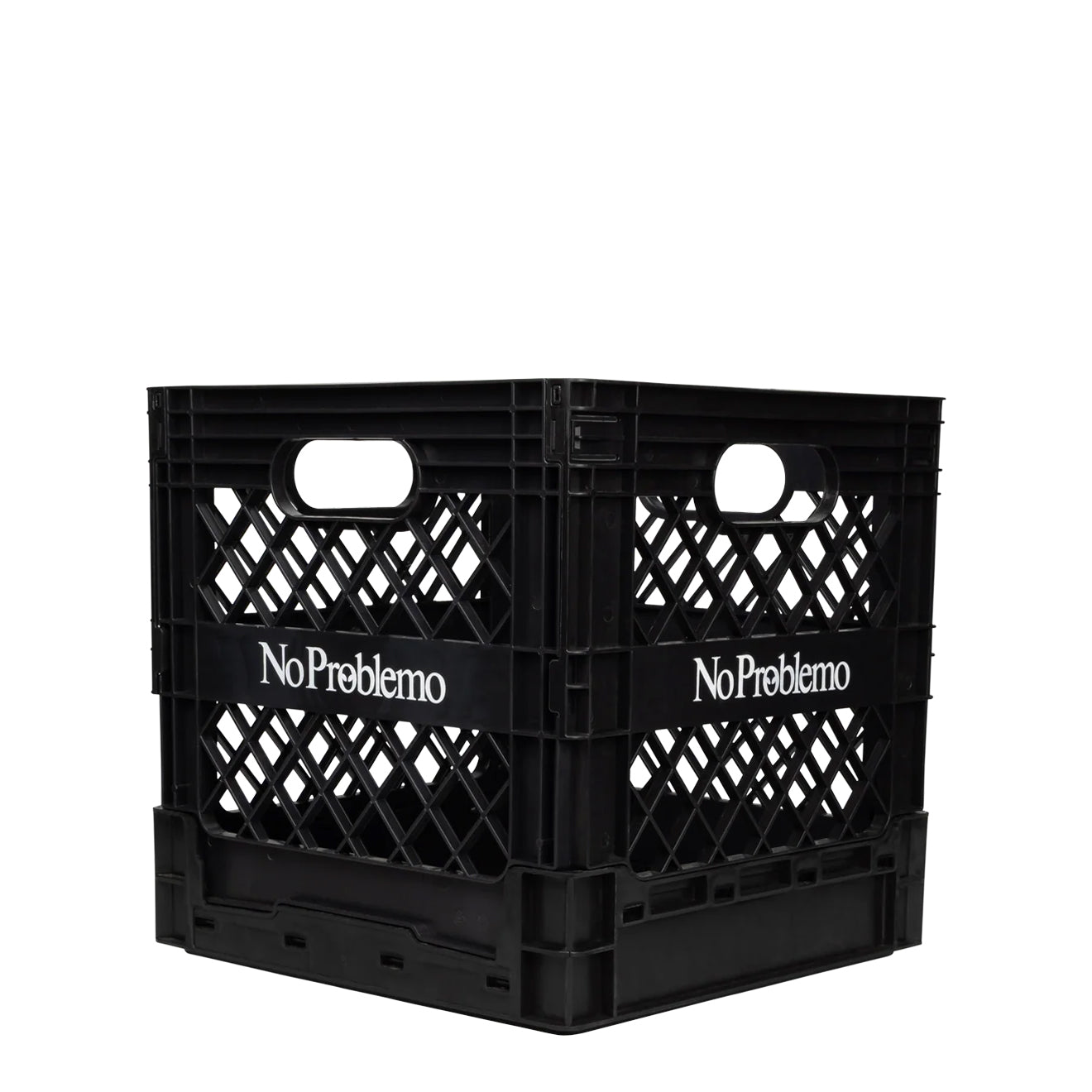 No Problemo Vinyl Crate Black