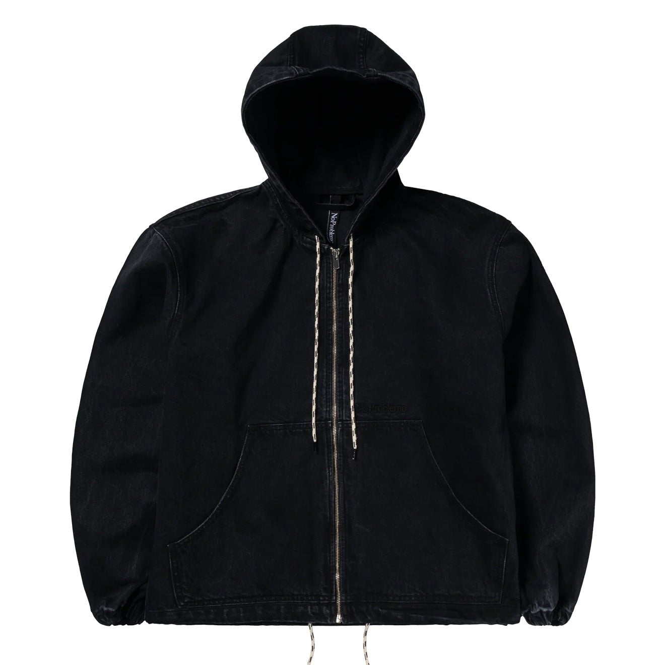 No Problemo Workwear Denim Jacket Black