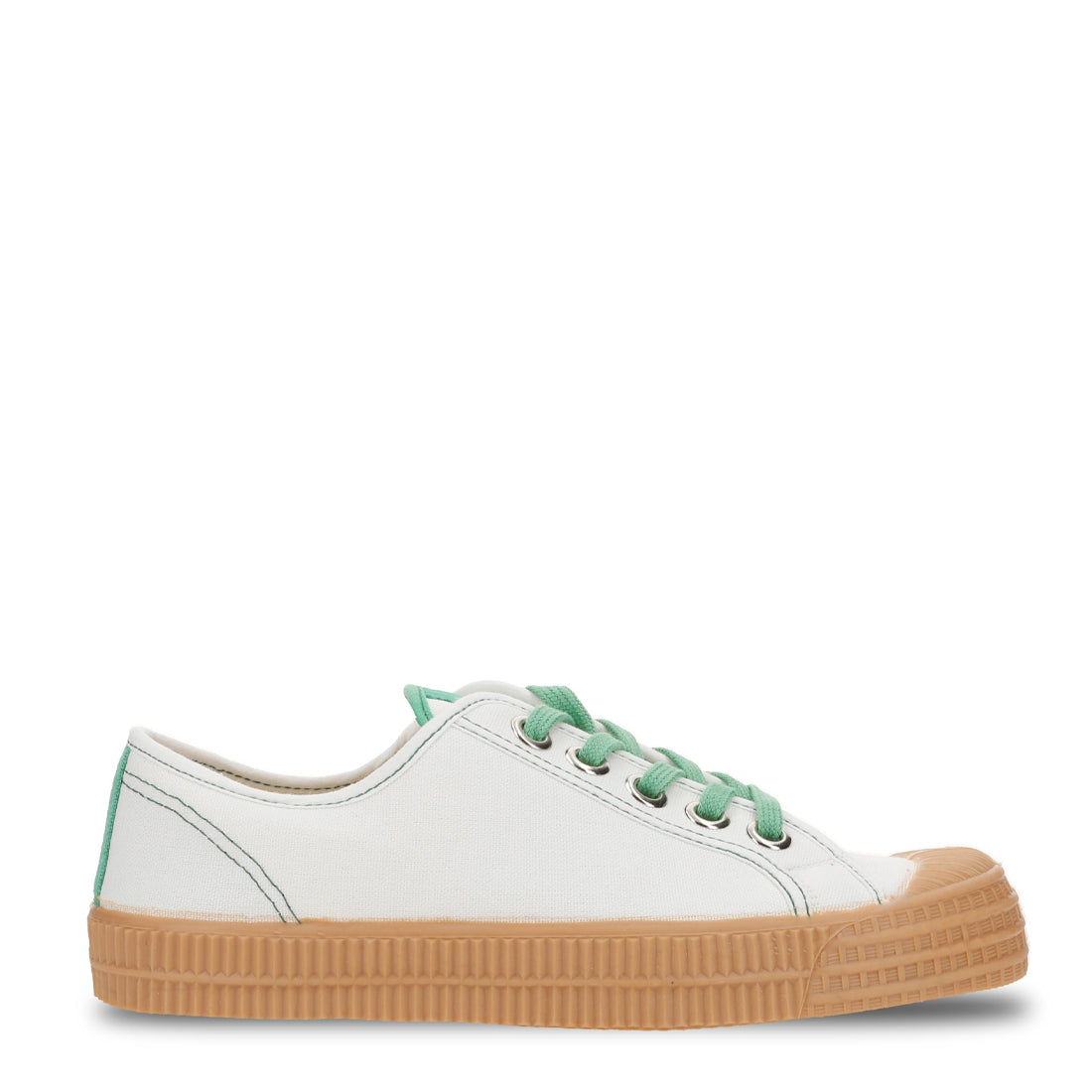 Novesta Star Master Contrast Stitch Trainer White Green Transparent