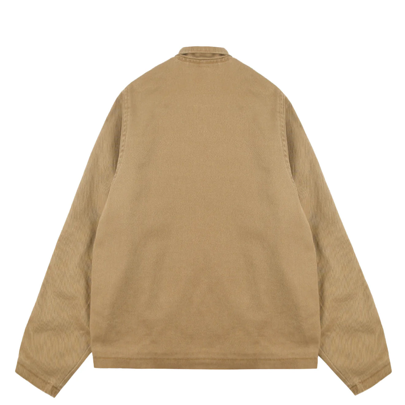 Obey Womens Astrid Stripe Jacket Tan Faded Wash - pam pam 