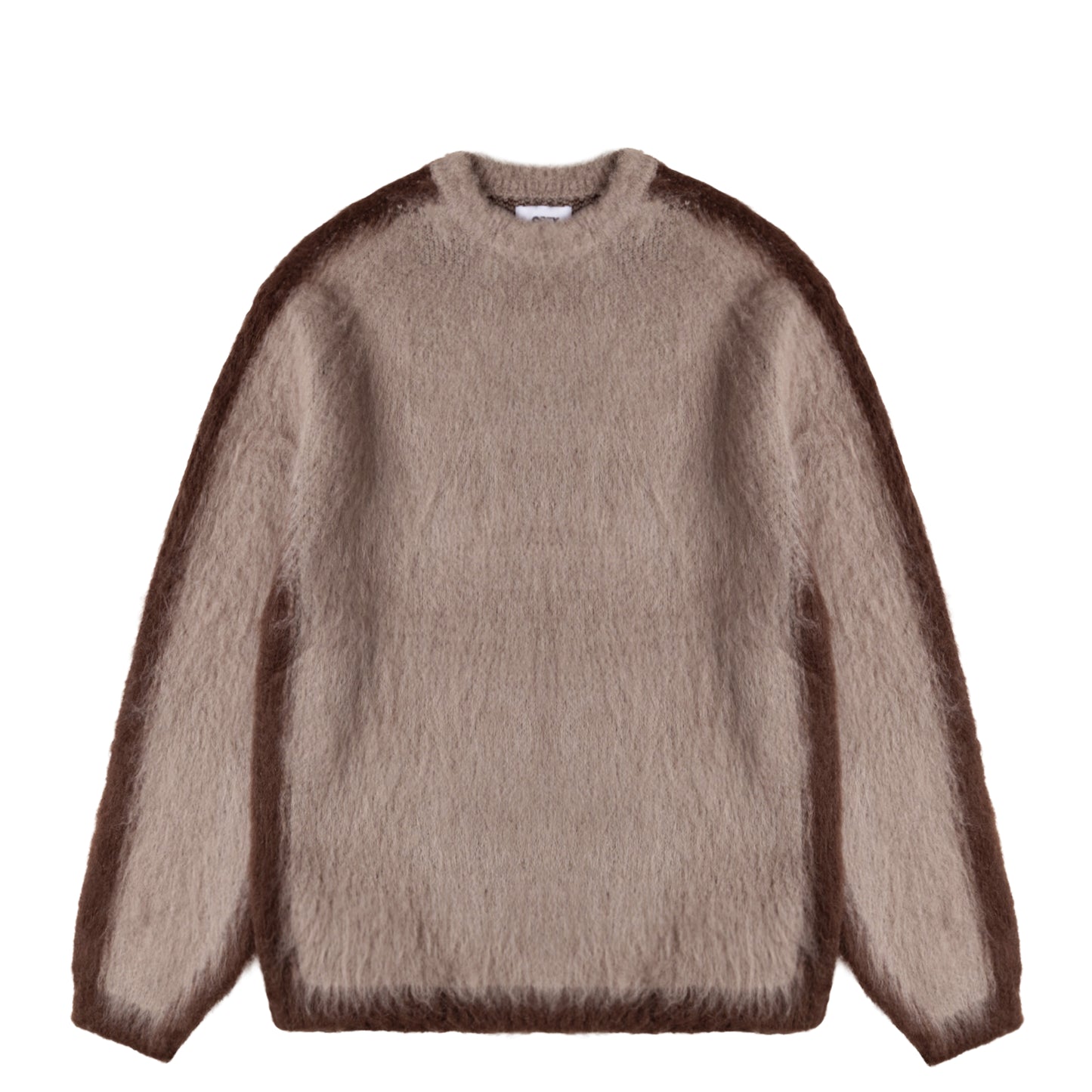 Obey Womens Aura Crew Sweater Taupe