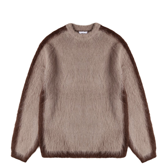 Obey Womens Aura Crew Sweater Taupe