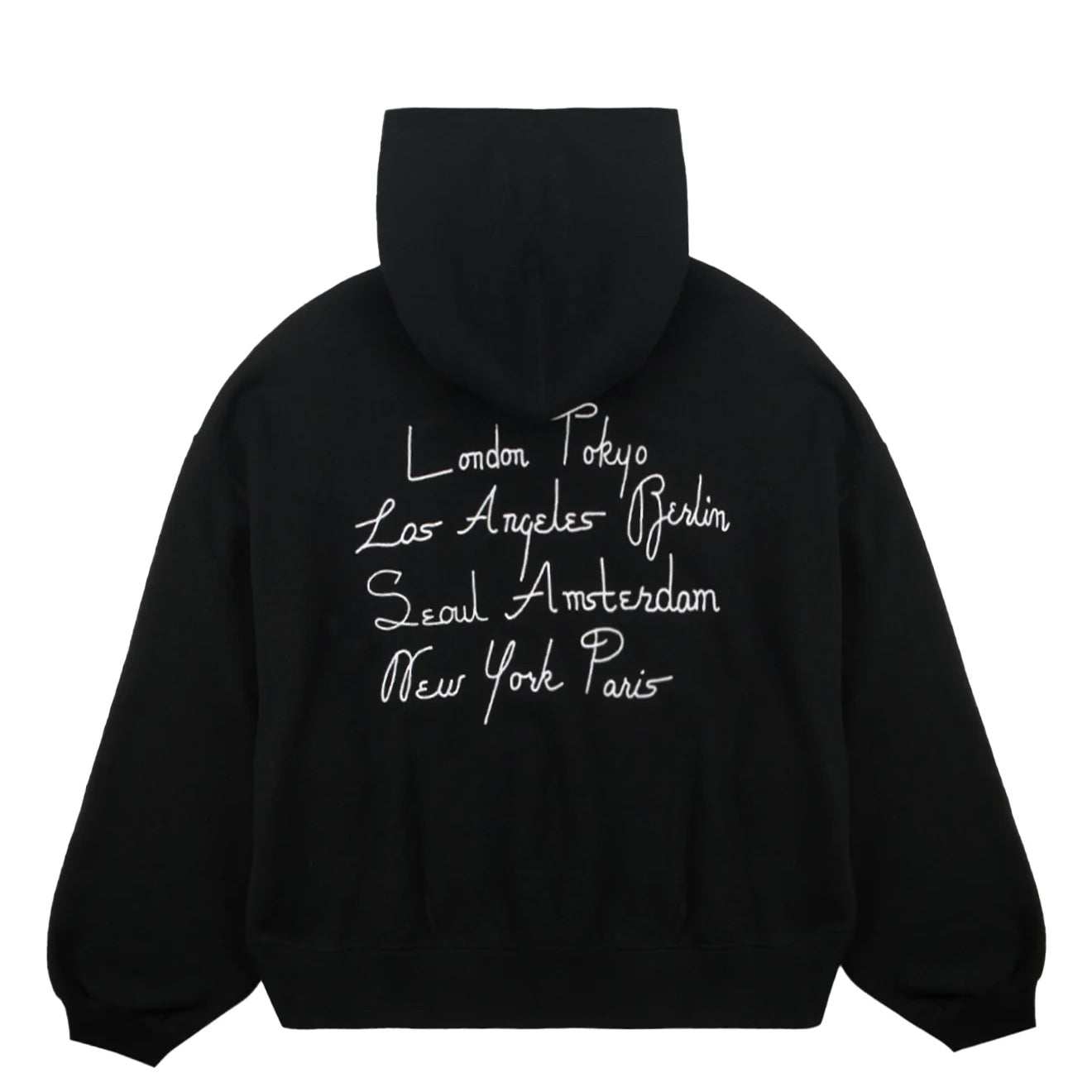 Obey Womens Cities Cropped Hood Black - pam pam 