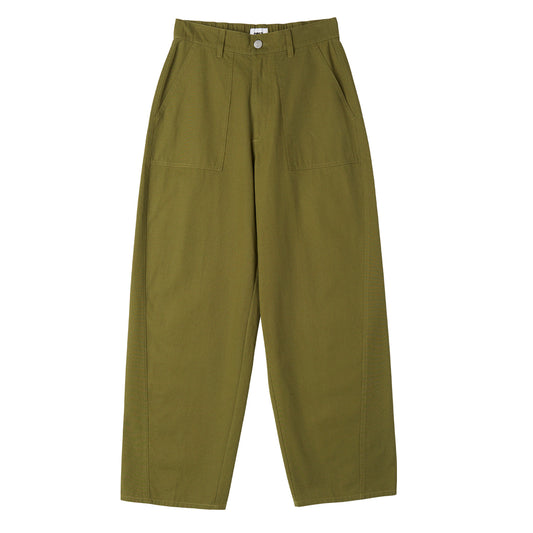 Obey Womens Eugene Utility Pant Moss Green