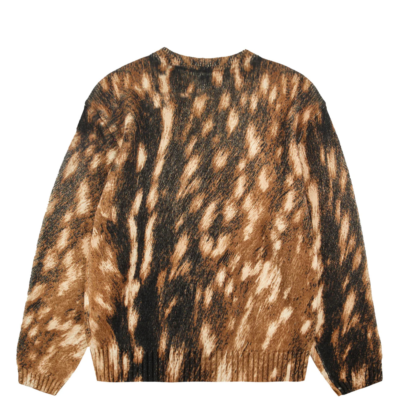 Obey Womens Fawn Crew Sweater Fawn Multi - pam pam 
