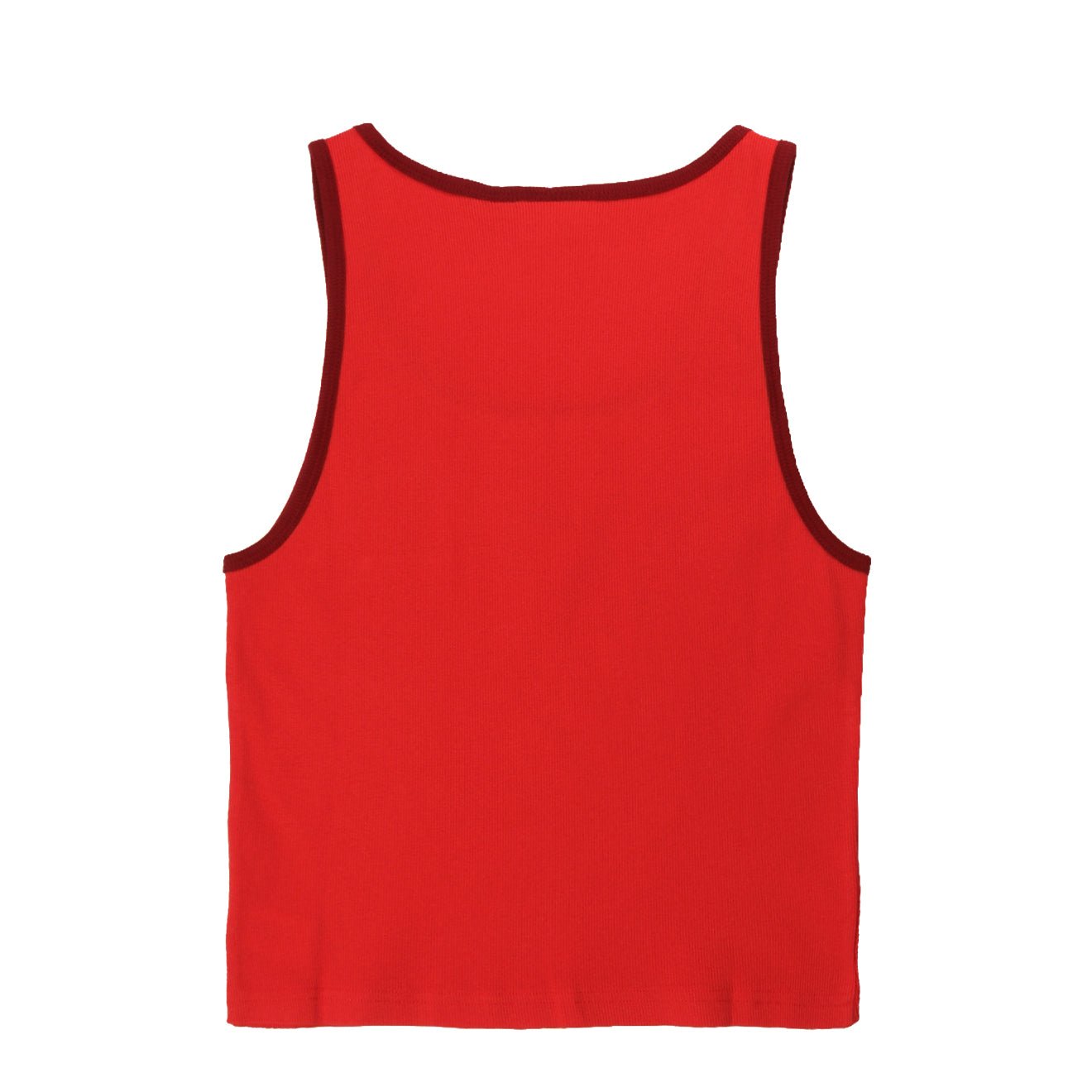 Obey Womens Loren Rib Tank Red