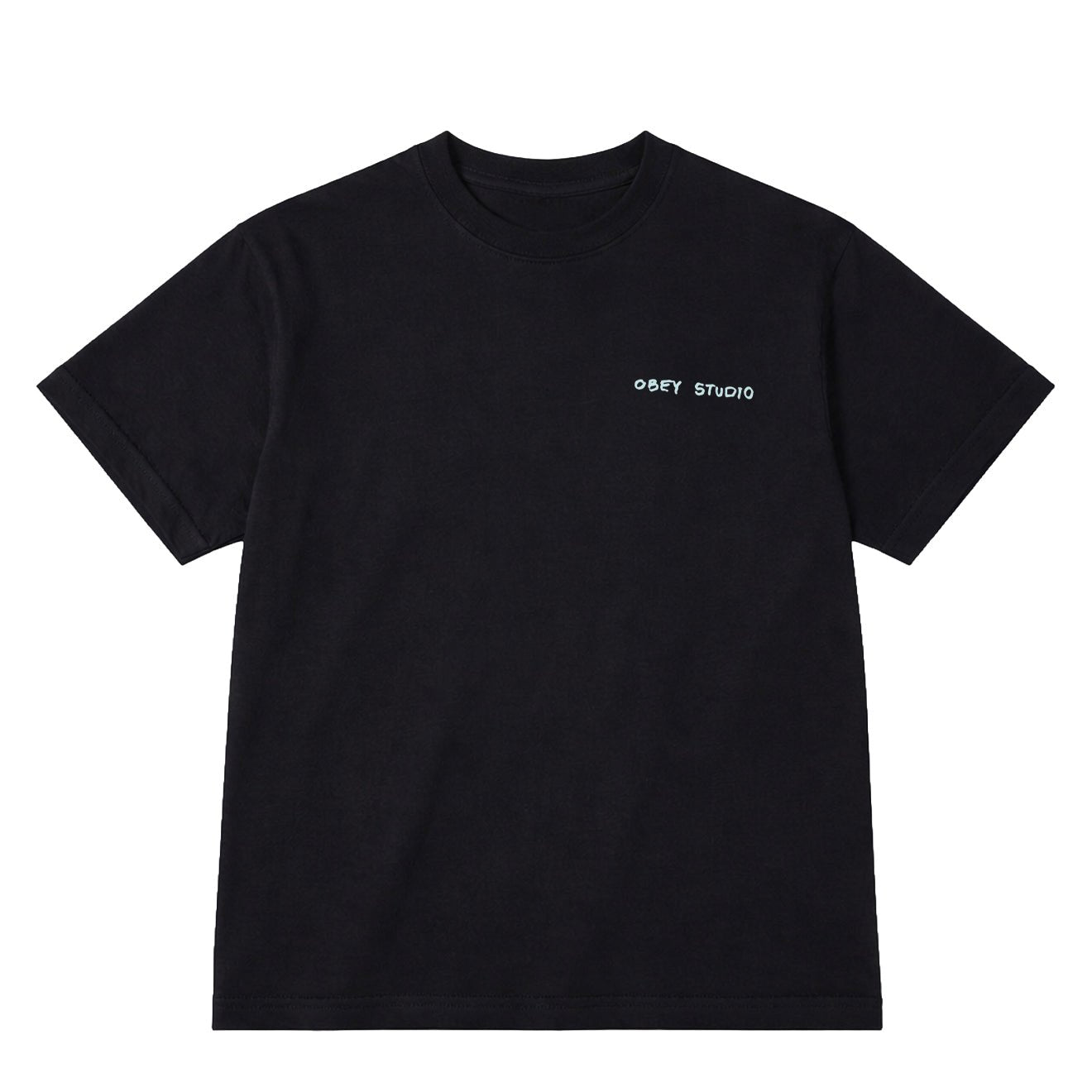 Obey Womens Obey Freedom For All Michelle S/S T-Shirt Digital Black