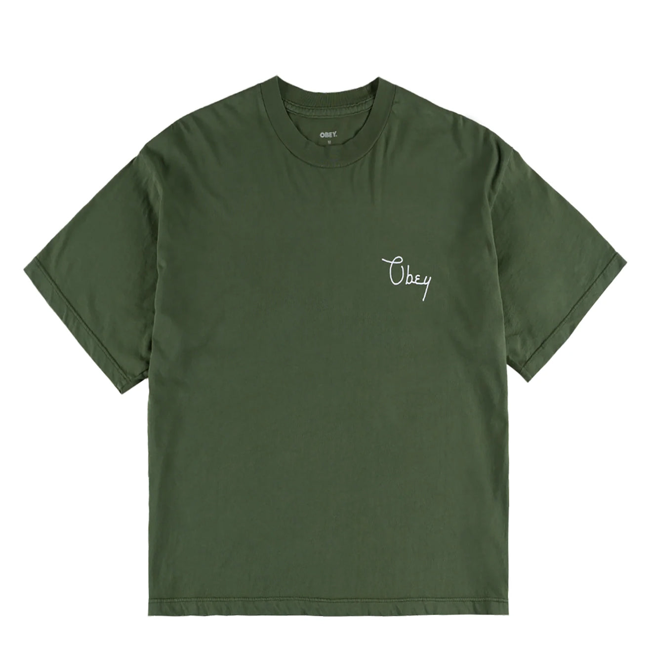 Obey Womens Scripty Cities Bronze Green - pam pam 