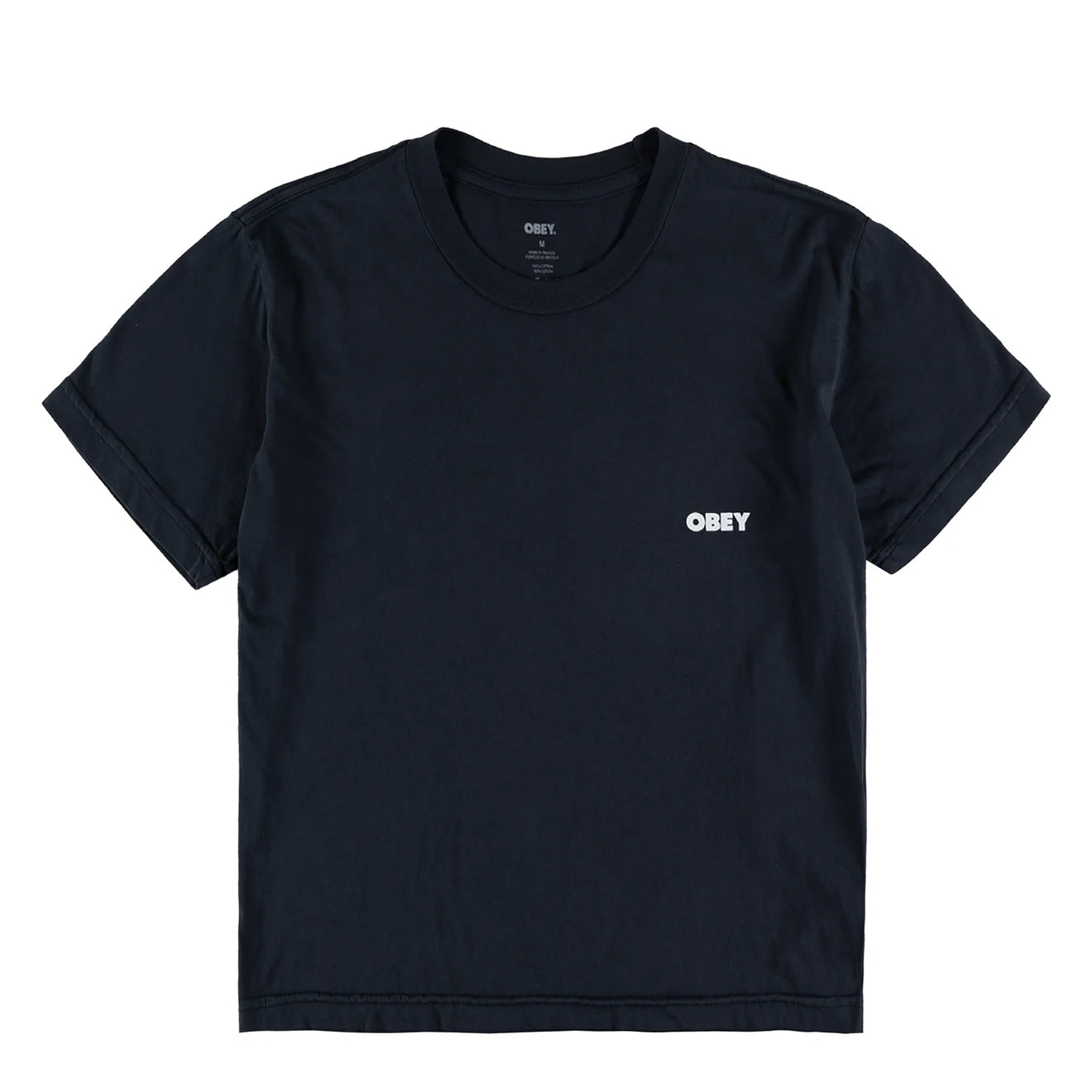 Obey Womens Visual Studios Tee Black - pam pam 