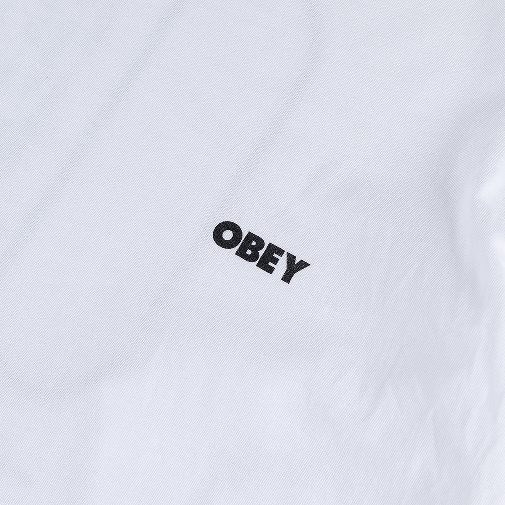 Obey Womens Visual Studios Tee White - pam pam 