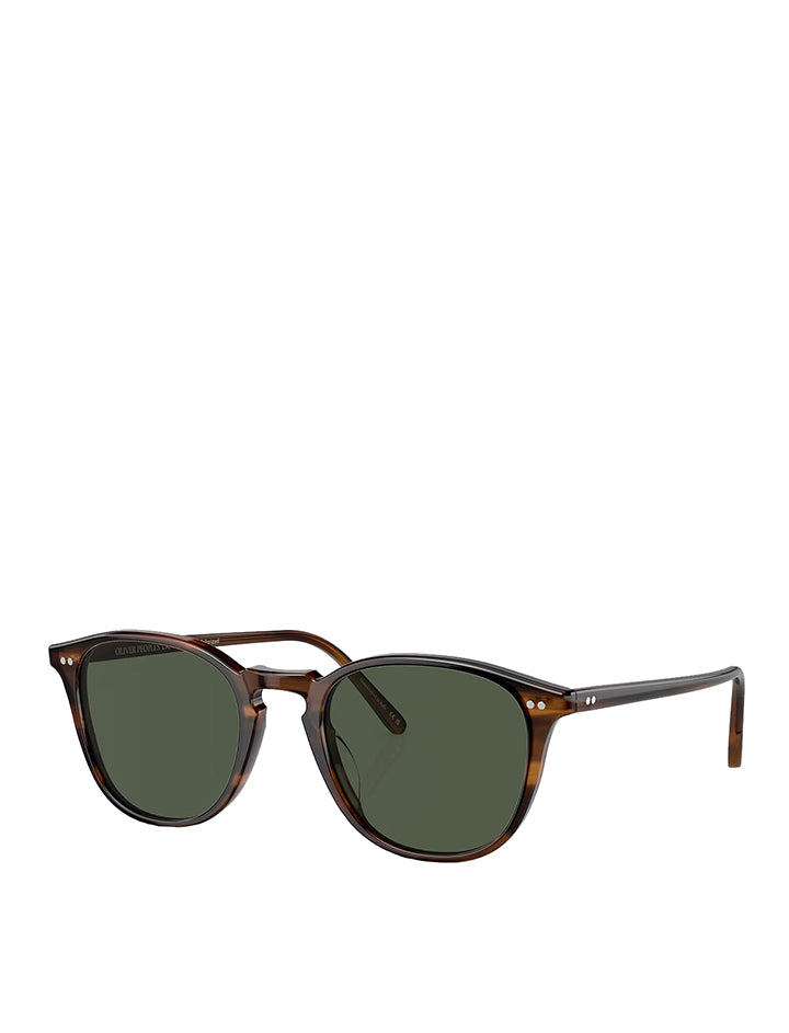 Oliver Peoples Forman L.A OV5414SU Sunglasses Tuscany Tortoise / Green Lens - pam pam