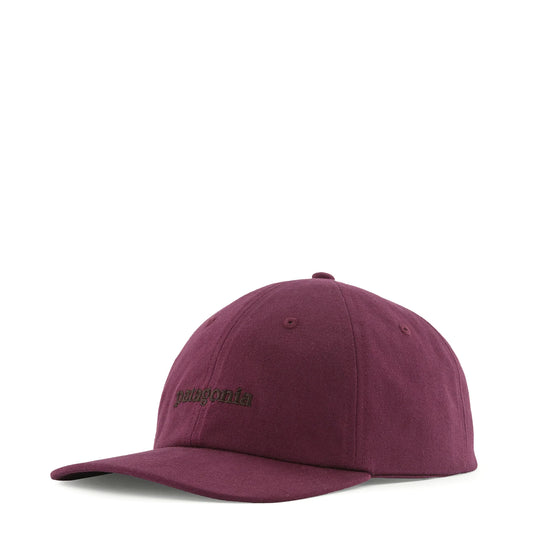 Patagonia Graphic Trad Cap Text Logo / Berry Fig
