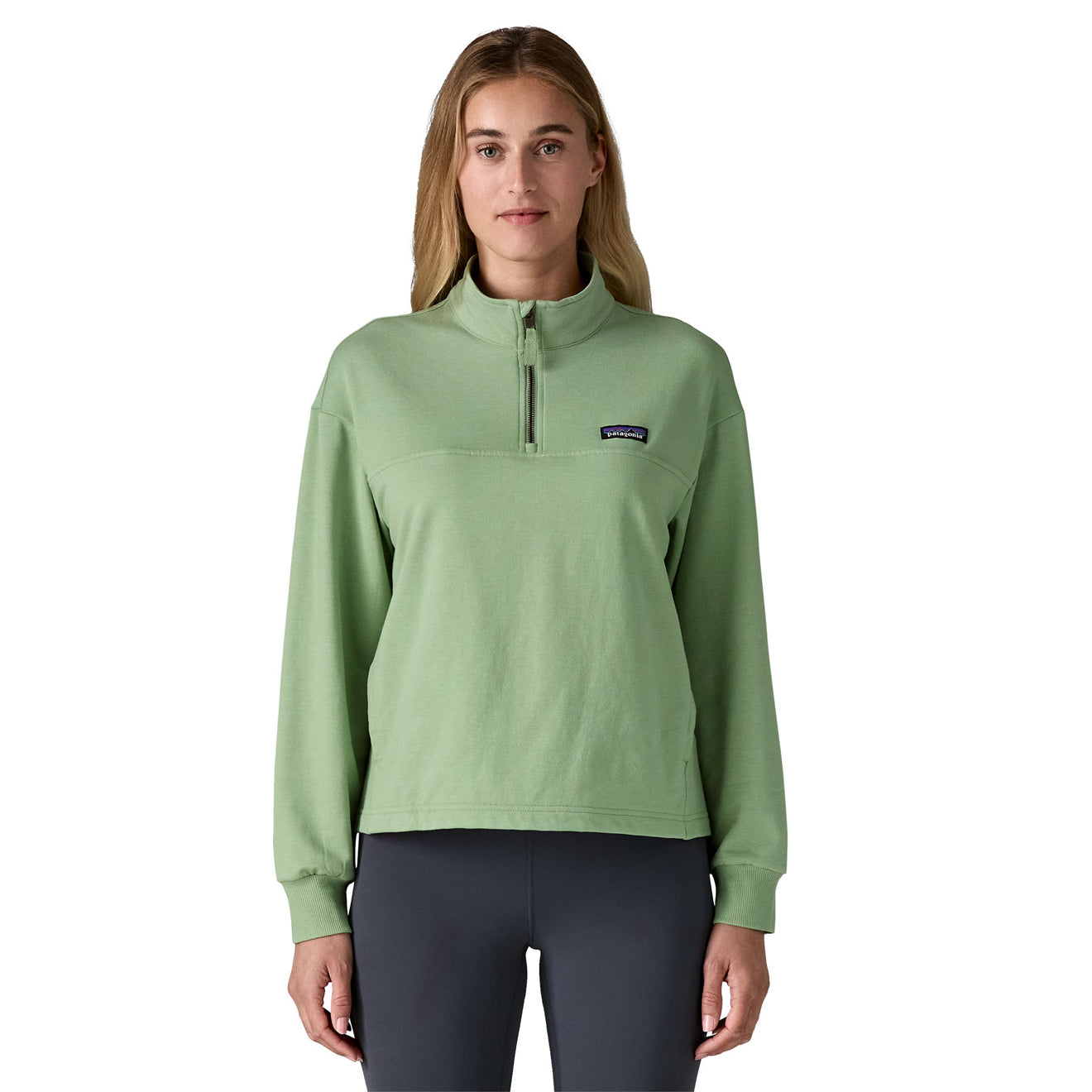 Patagonia Womens Ahnya Pullover Ellwood Green - pam pam 