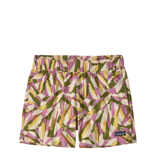 Patagonia Womens Barely Baggies Shorts 2 1/2 in. Small Sunshine Natural