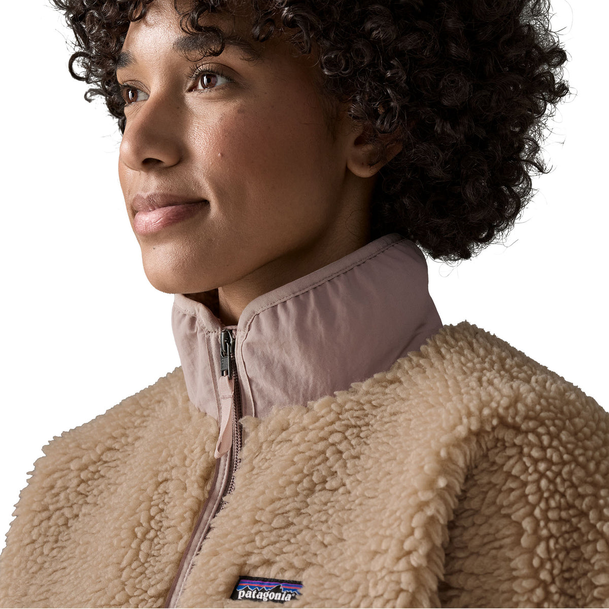 Patagonia Womens Classic Retro-X Fleece Jacket Oar Tan