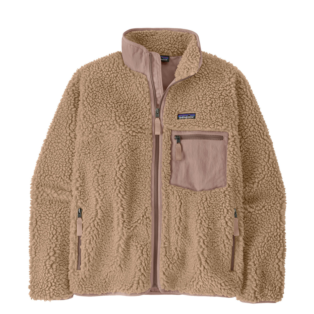 Patagonia Womens Classic Retro-X Fleece Jacket Oar Tan