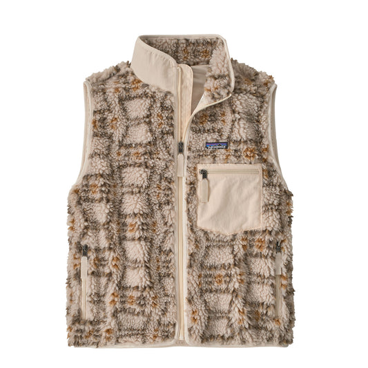 Patagonia Womens Classic Retro-X Fleece Vest Snowshoe Hare / Natural
