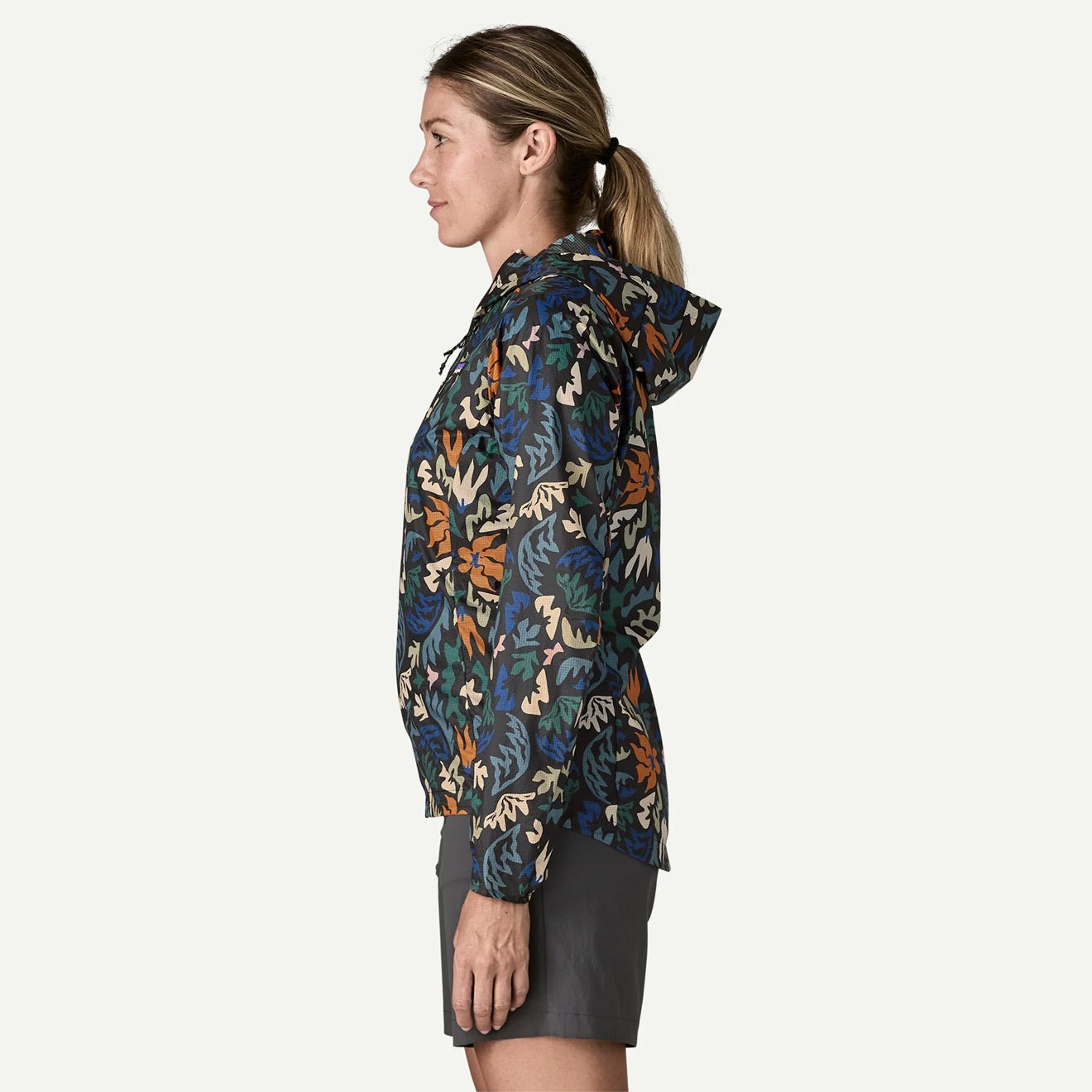 Patagonia Womens Houdini Jacket Kaleido Black