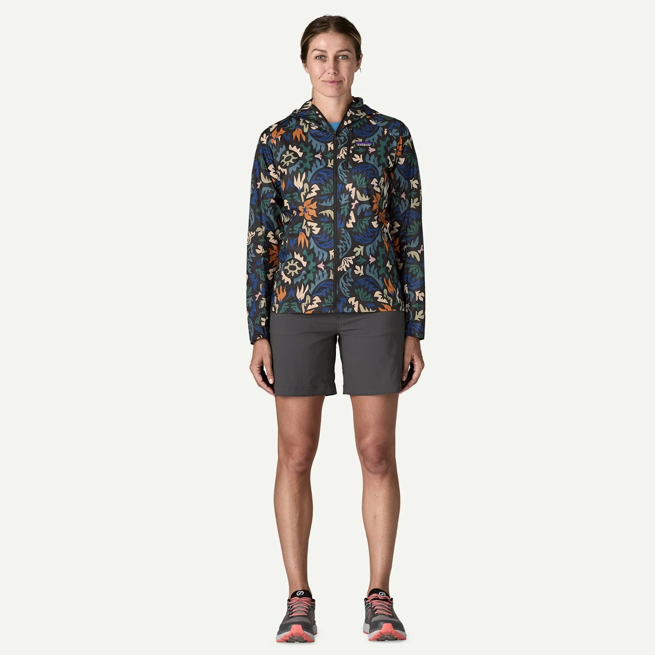 Patagonia Womens Houdini Jacket Kaleido Black