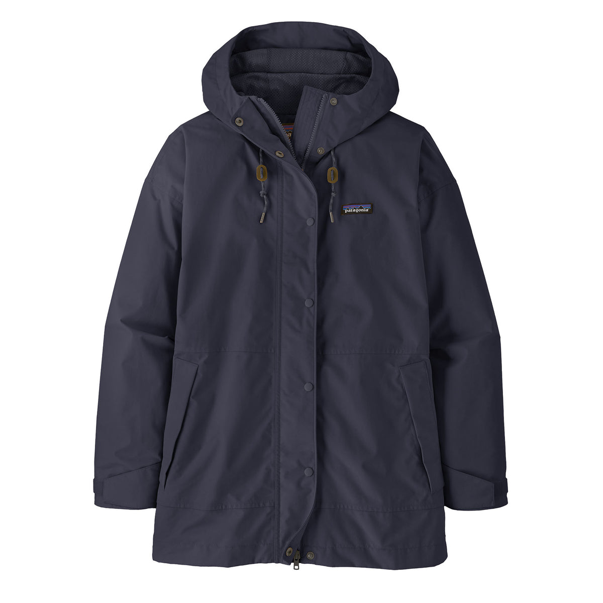 Patagonia Womens Outdoor Everyday Rain Jacket Sunken Blue