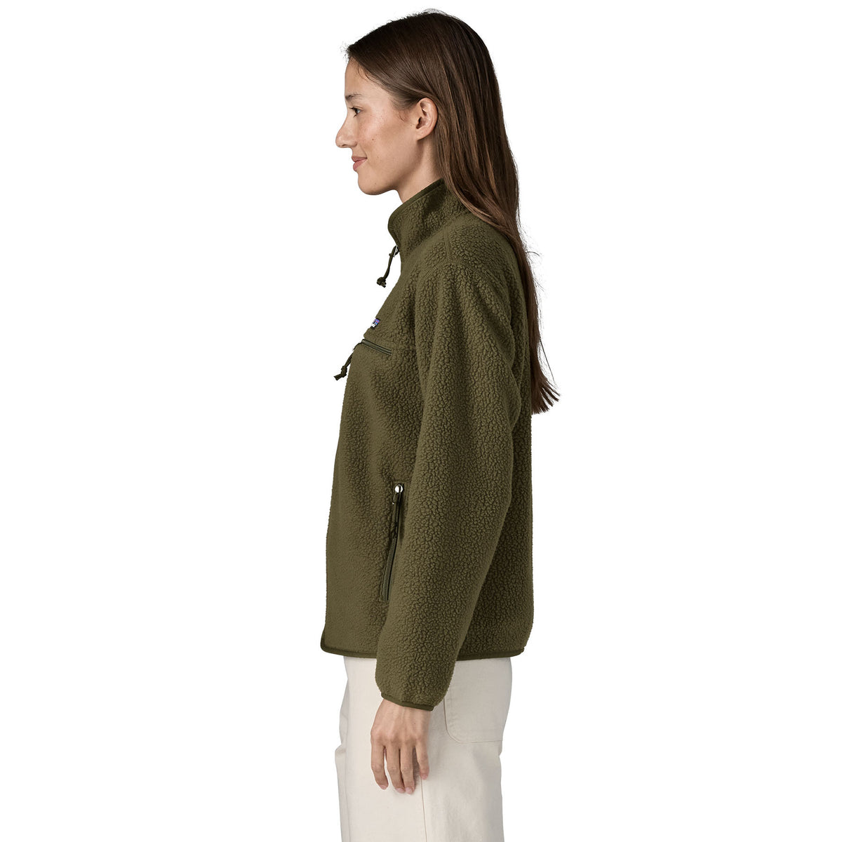 Patagonia Womens Retro Pile Fleece Jacket Basin Green