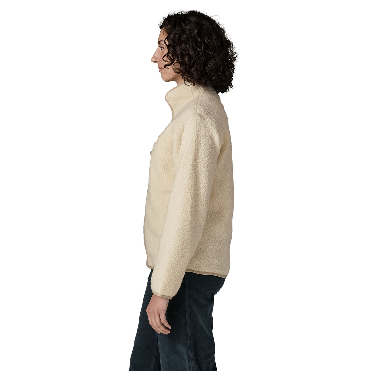 Patagonia Womens Retro Pile Fleece Jacket Natural