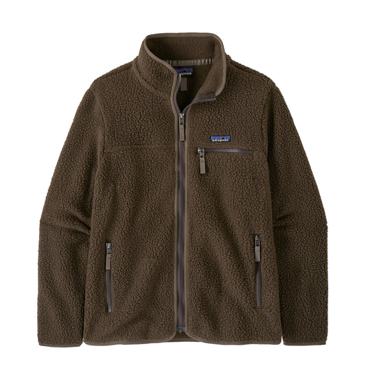 Patagonia Womens Retro Pile Fleece Jacket Otter Brown - pam pam