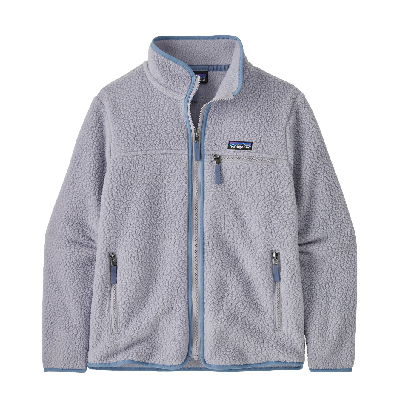 Patagonia Womens Retro Pile Fleece Jacket Permafrost Purple - pam pam 
