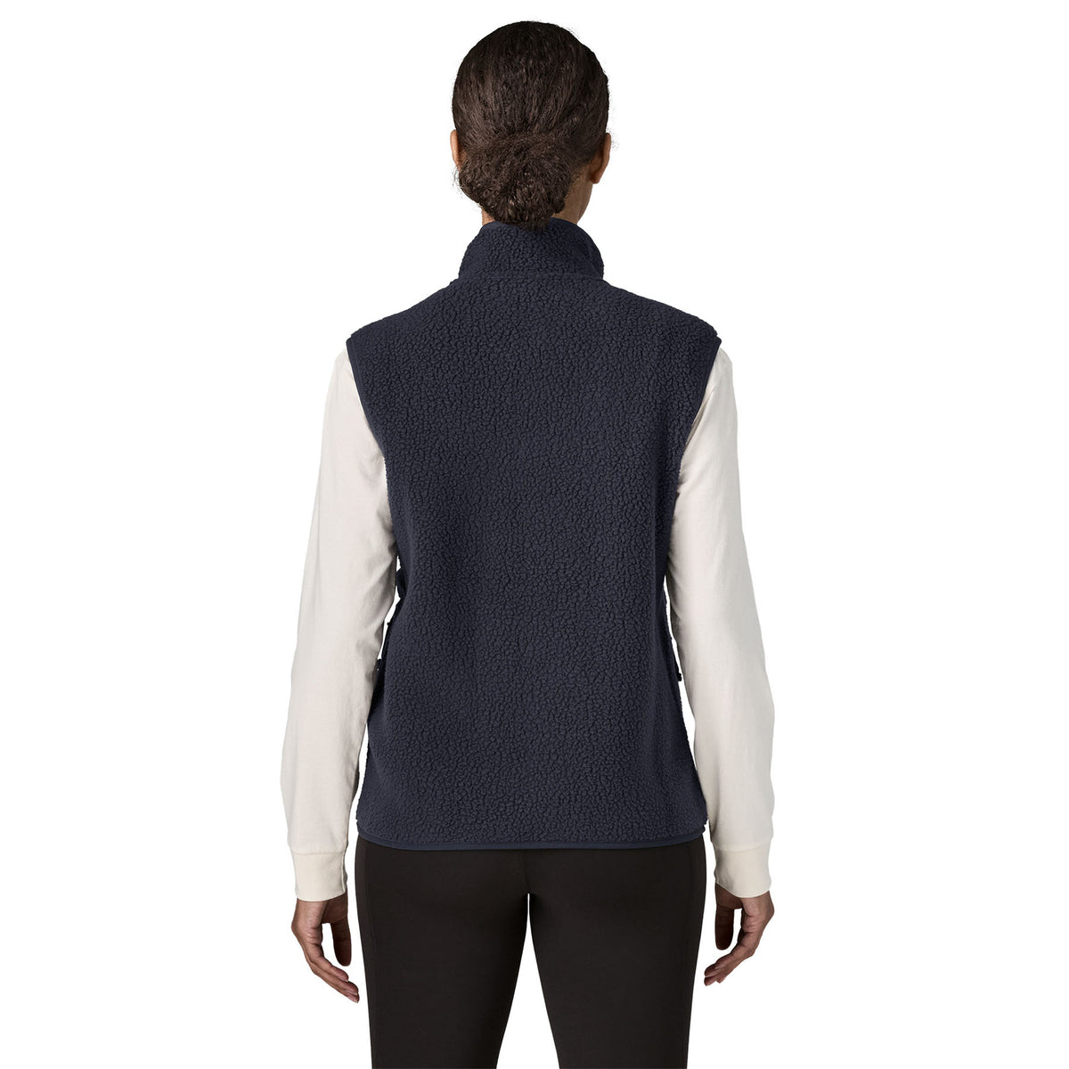 Patagonia Womens Retro Pile Fleece Vest Sunken Blue